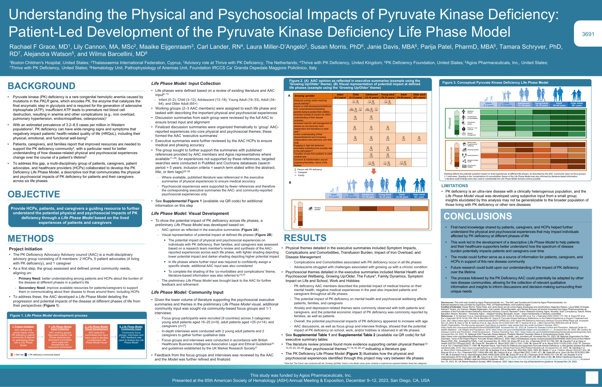 Understanding the Physical and Psychosocial Impacts of Pyruvate Kinase Deficiency: Patient-Led Development of the Pyruvate Kinase Deficiency Life Phase Model